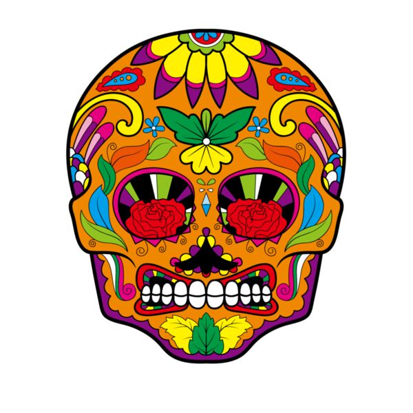 DIA DE LOS MUERTOS SKULL 43 Thumbnail