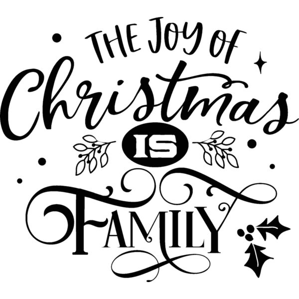 The joy of Christmas is family black Photoroom Thumbnail